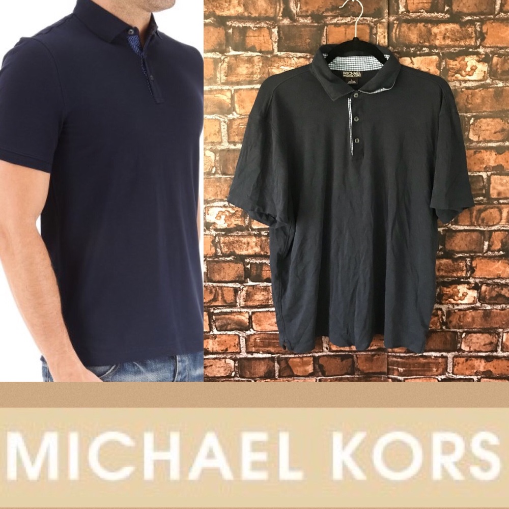 Michael Kors Sadie Navy Men’s Polo - Picture 1 of 5